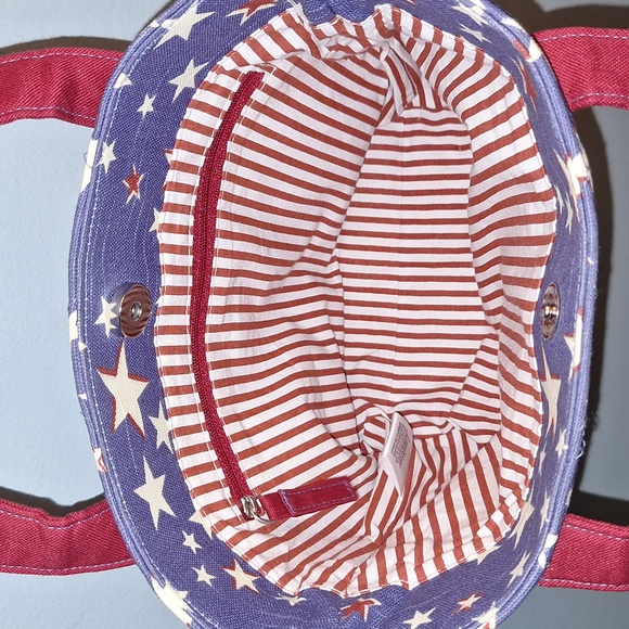 🇺🇸 Longaberger Americana tote/purse/handbag. Stars and stripes. - Picture 4 of 13